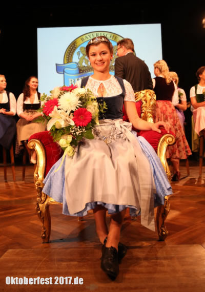Bayerische Bierkönigin - Lena Hochstrasser holt sich die Krone (Bild Bay. Brauerbund)